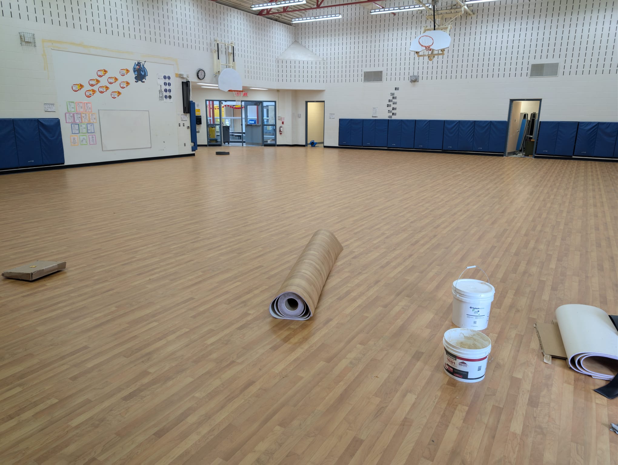 Flooring installation detail