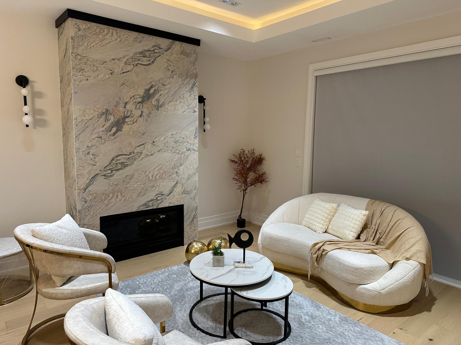 Interior renovation design detail